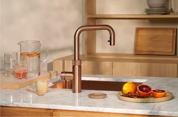 Quooker Flex Square Cube Rosé Koper