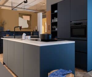 Opbergruimte keukens vergroten met multifunctionele oven – ATAG 3-in1 oven grafiet – KeukenCoach moderne keuken Londen