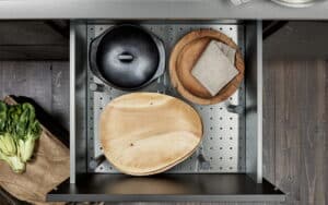 Optimale opbergruimte keuken met flexibele Häcker lade-indeling Move
