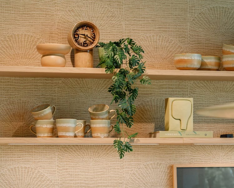 Achterwand keuken behang Arte Pampas Capula zand tint