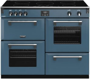 Stoves inductiefornuis met 4 ovens en 5 kookzones, Richmond blauw