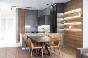 Railverlichting keuken aan het plafond – Max Vakhtbovych, Pexels Railverlichting keuken aan het plafond, Max Vakhtbovych, Pexels