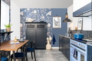 Foto: Blauwe Lancelotti inductie fornuis Lancelotti inductie fornuis kleur Celeste