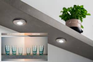 Onderbouw LED verlichting keuken dimbaar, Lavanto LED spots