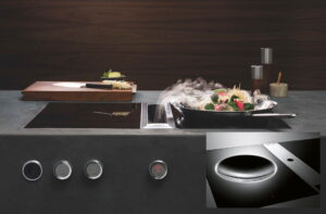 Inductie kookplaat BORA Professional met inductie wok