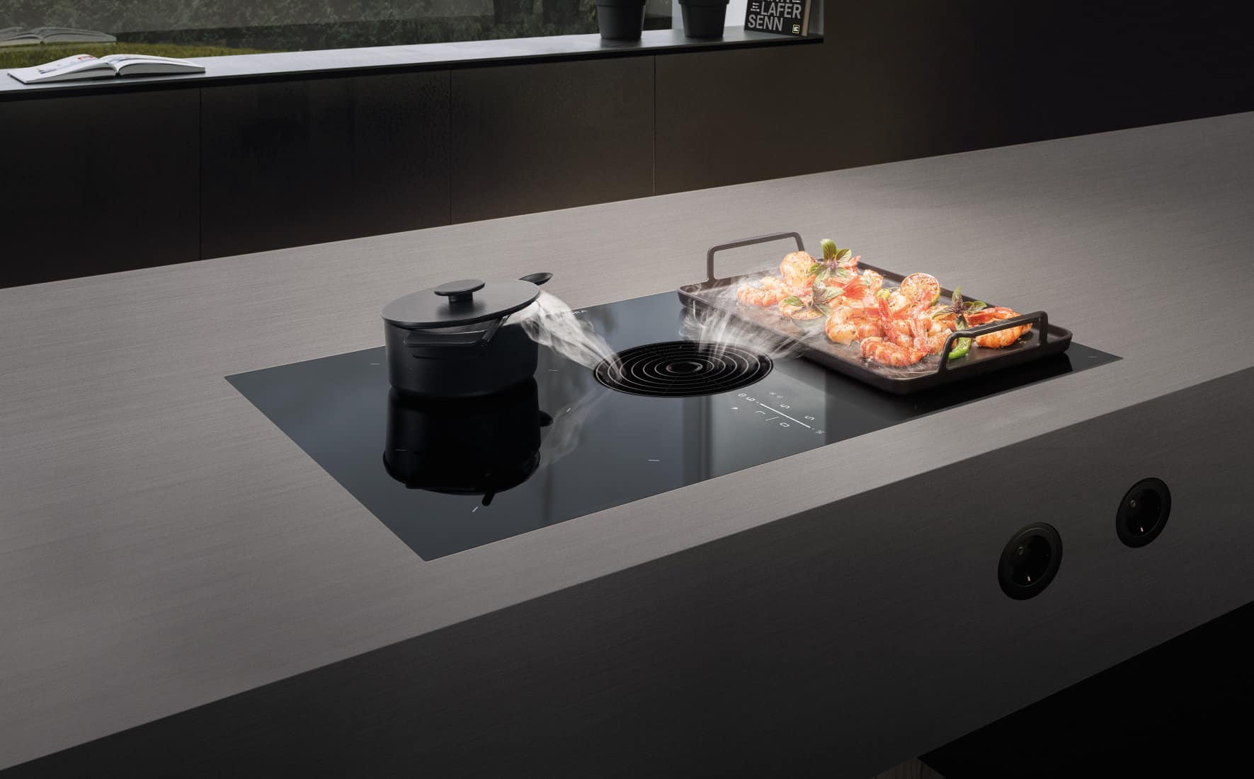 Plaque Induction Bora Avec Hotte Integree