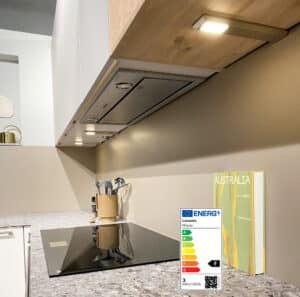 Keuken LED verlichting energielabel van onderbouw spots Lanesto Milano