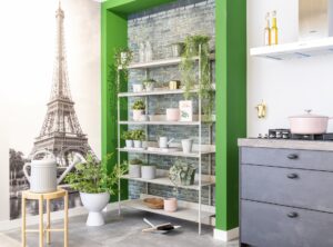 Kruiden kweken in de keuken - Trendy kruidentuin in de Keukencoach keuken Parijs