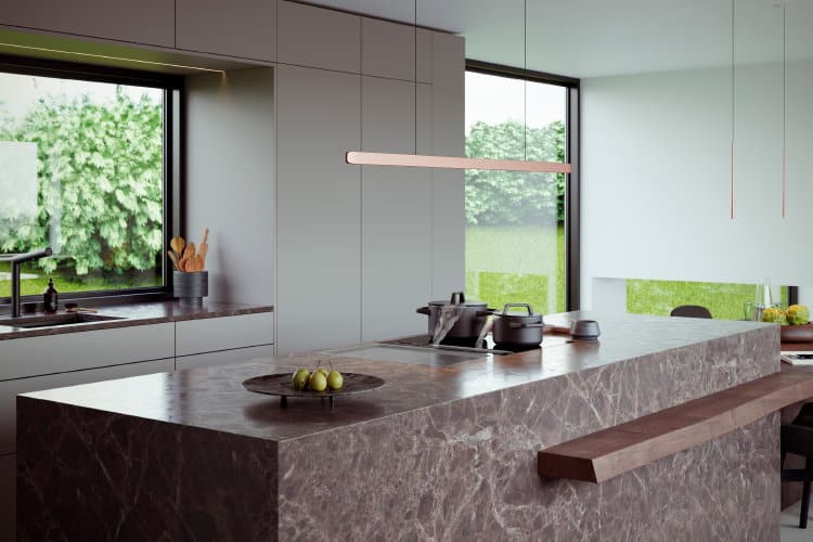 BORA verlichting - lamp Horizon en Stars in rosé goud kleur