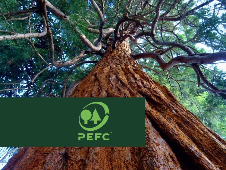 Logo PEFC keurmerk - gecertificeerd duurzaam hout voor keukenmeubels - PEFC & Sevenstorm Juhaszimrus, Pexels