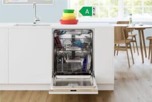 Bosch volledig geïntegreerde vaatwasser met energielabel A