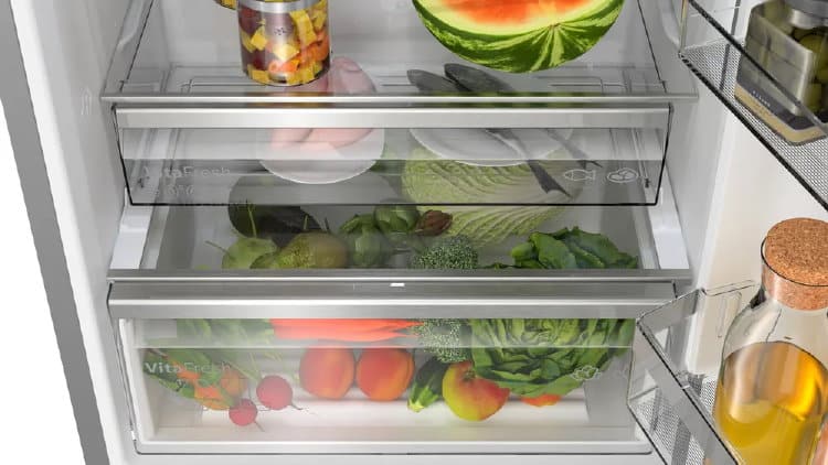 Bosch koel-vriescombinatie met VitaFresh lades